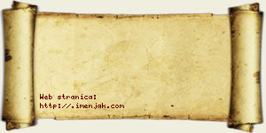 Danica Aleksić vizit kartica